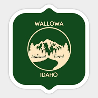 Wallowa National Forest Idaho Sticker